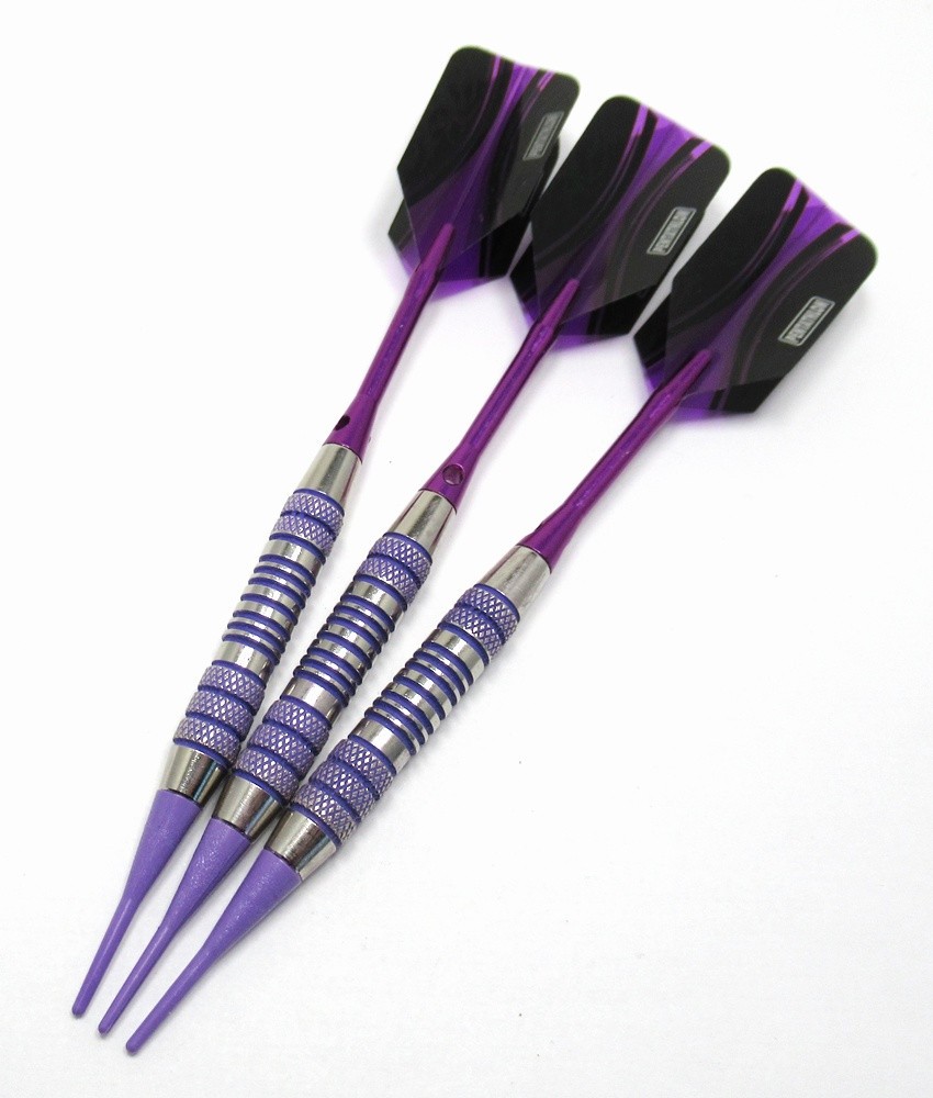 Purple Pizzzzazzz 16g Soft Tip Darts - with Extras + Tracking Model 2026