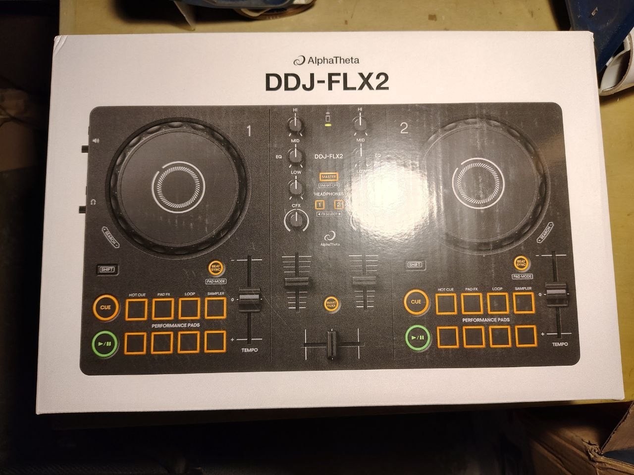 Pioneer DJ Controller DDJ-FLX2 AlphaTheta Double Deck - Brand New