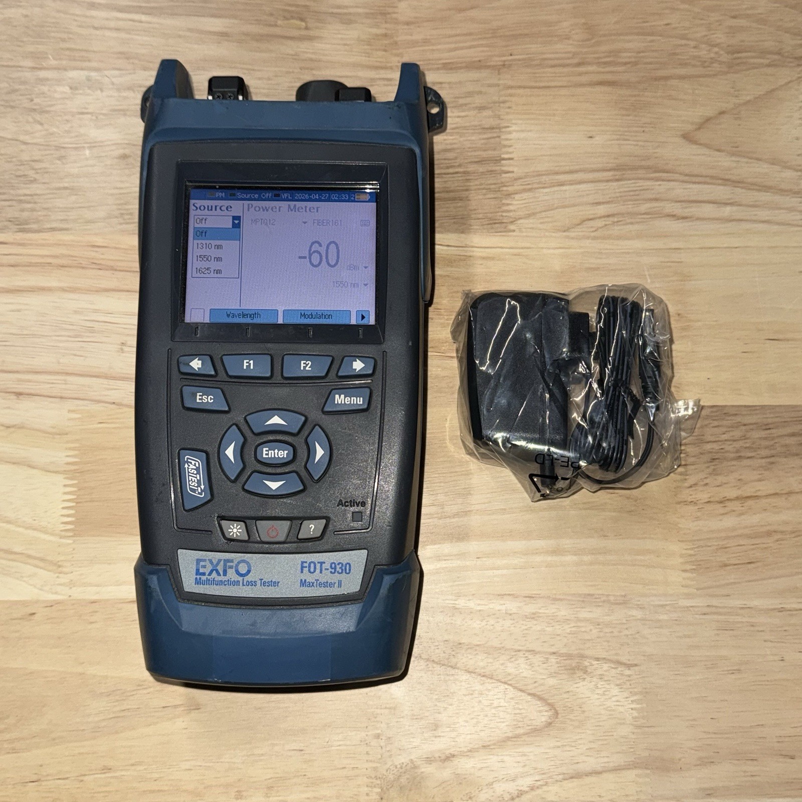 EXFO MaxTester II FOT-932X-4 SM Fiber Optic Loss Tester FOT-930 - 1310/1550/1625