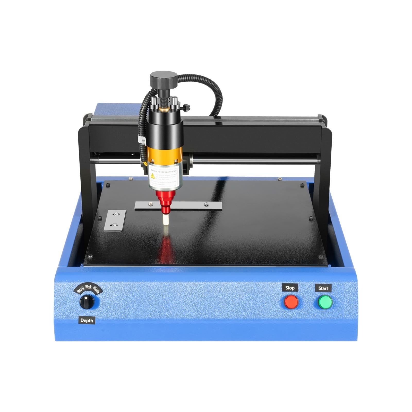 400W Electric Metal Marking Engraving Machine for Steel Plate Dog Tag Nameplate