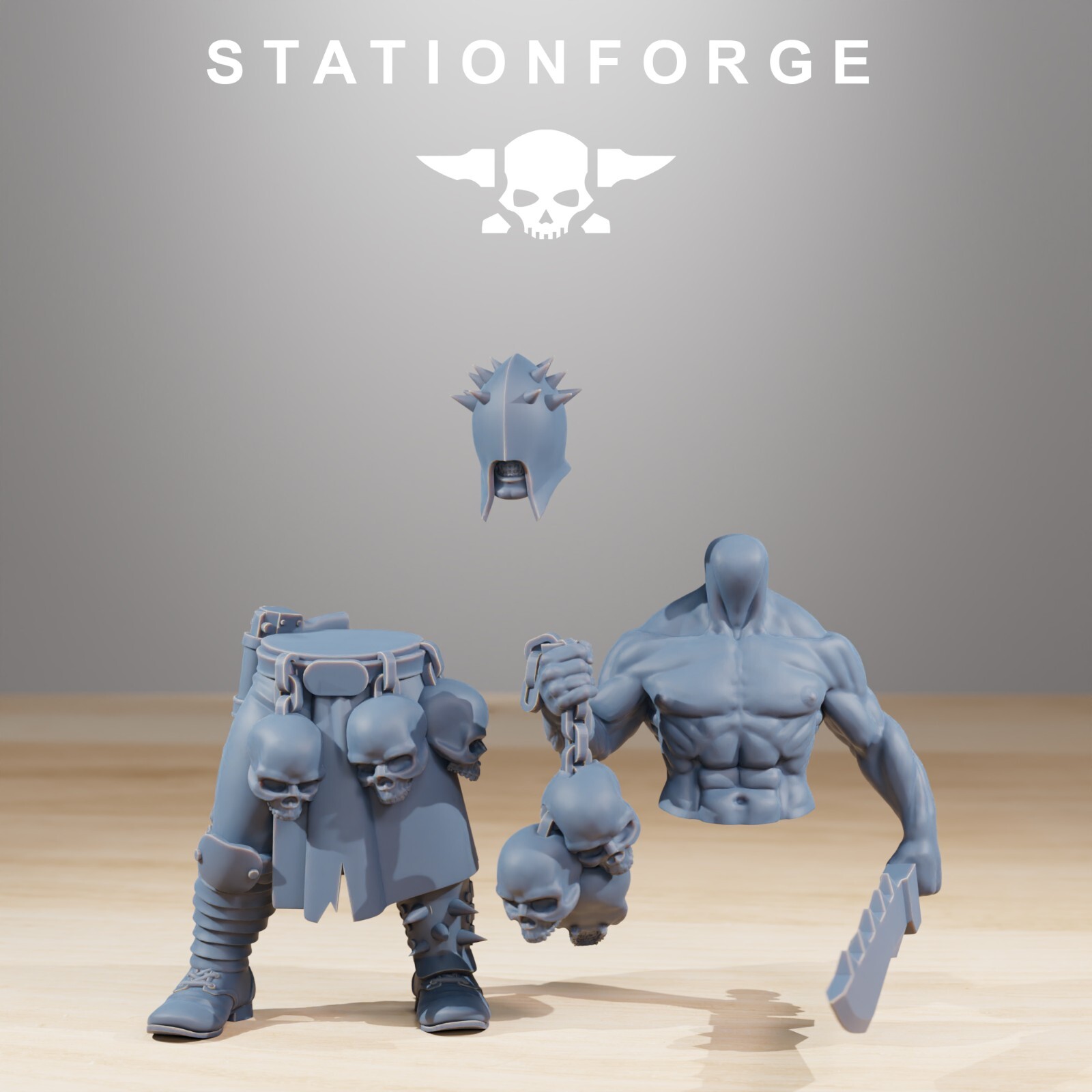 Corrupted Guard Sectarians from Station Forge. 32mm.