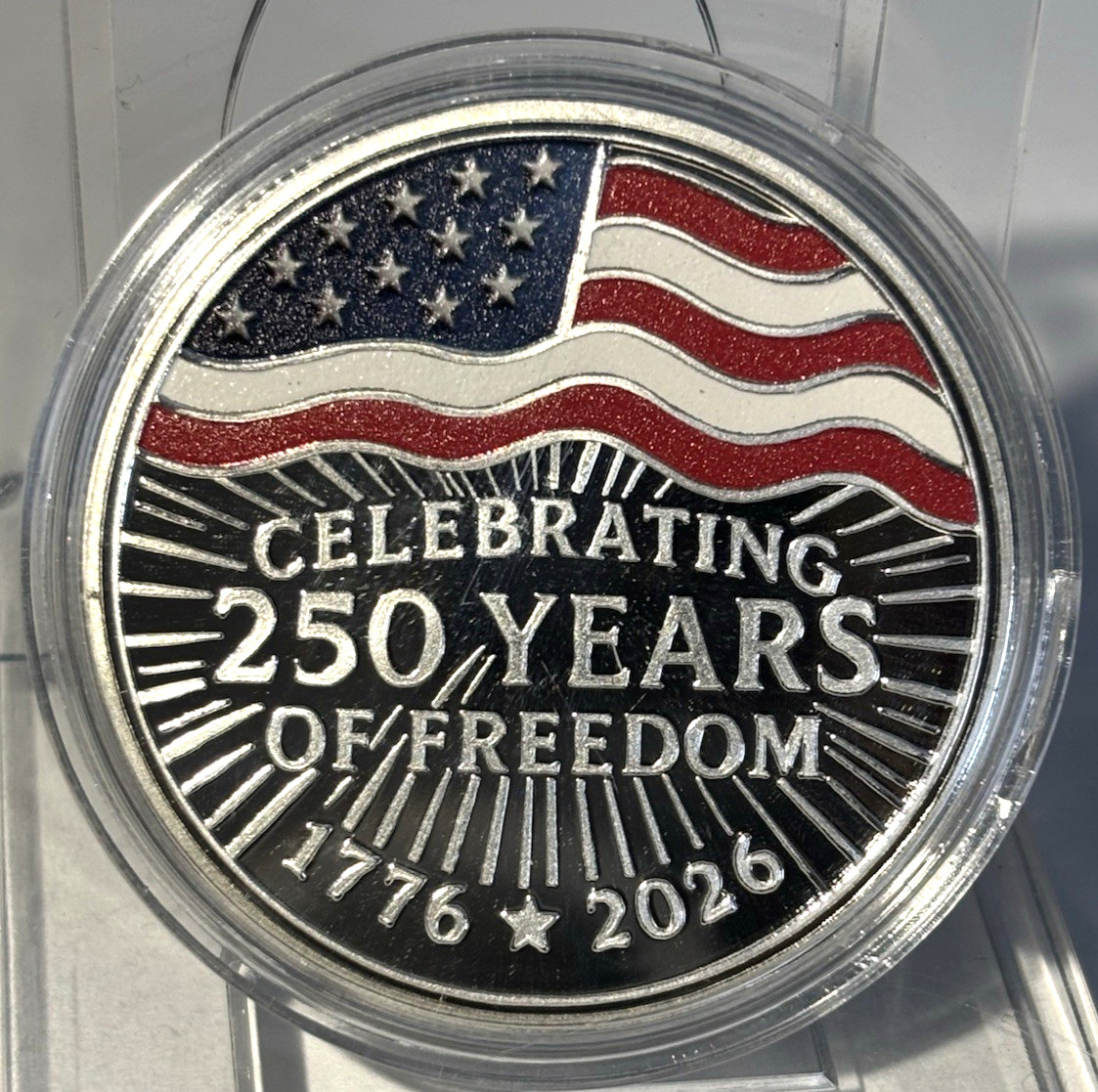 *Celebrating 250 Years of Freedom 1776-2026 - Medal Round - Only $1.59 Shipping!