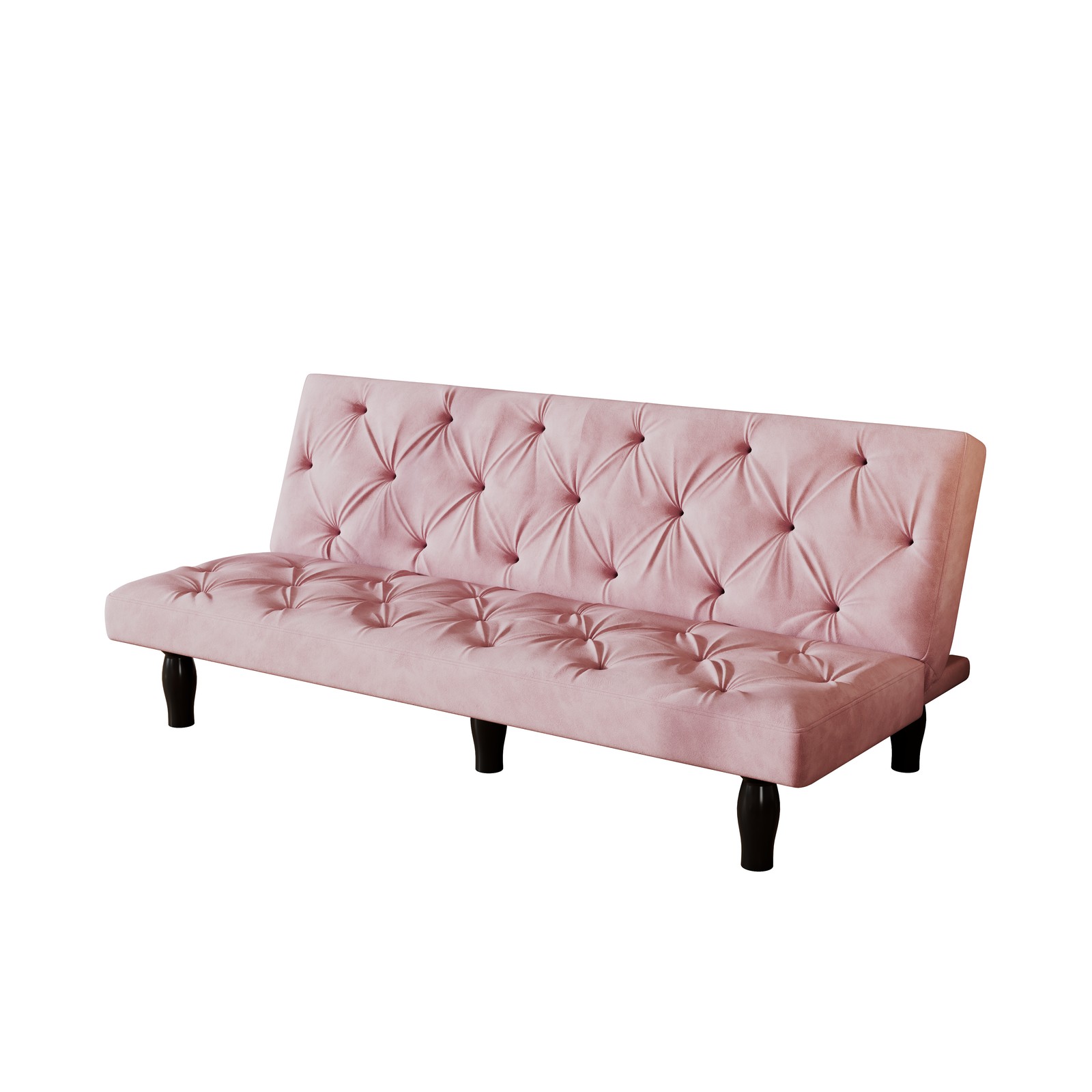 66" Velvet Sofa Bed Living Room Sleeper Sofa-to-Bed Transforms Seamlessly