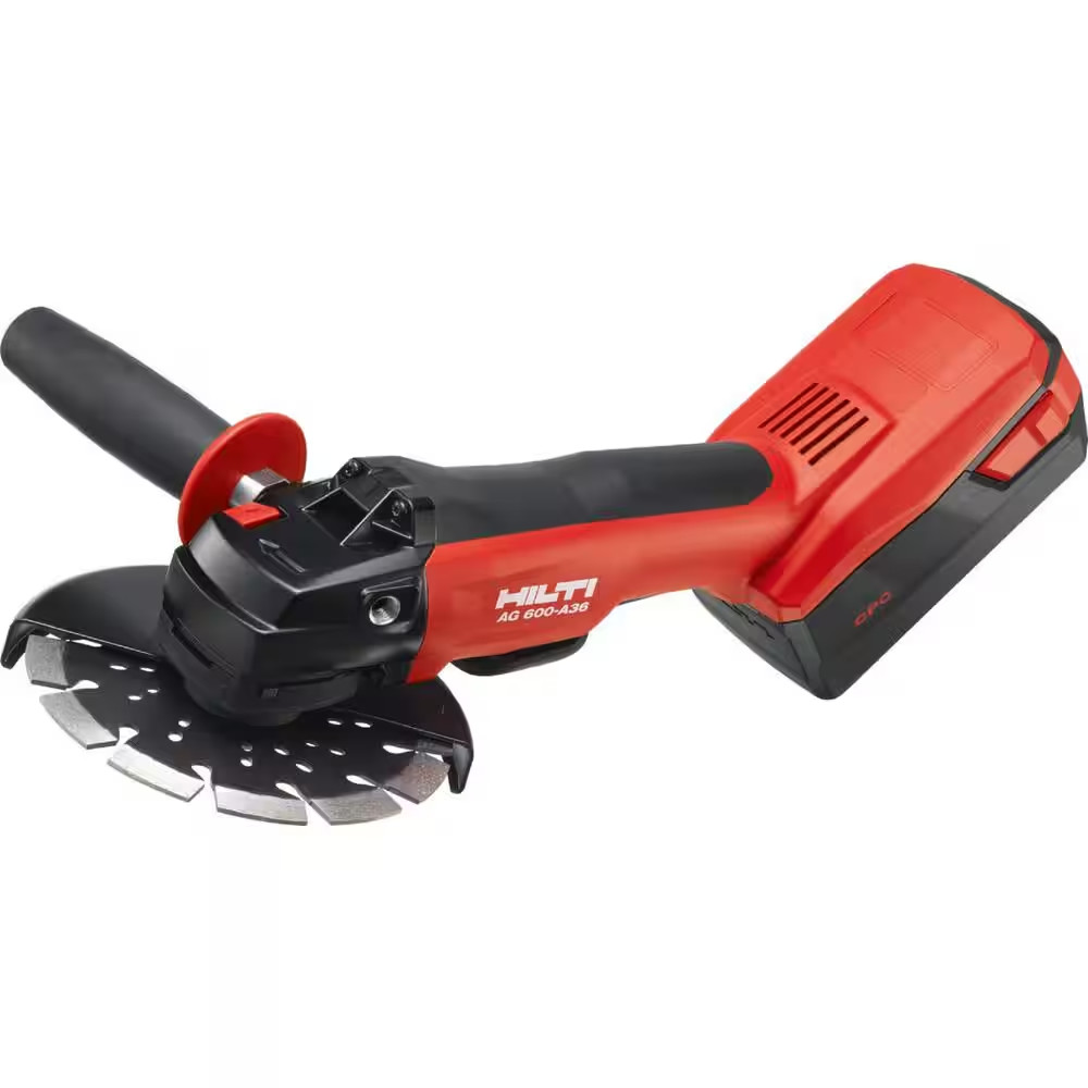 36-Volt Lithium-Ion Cordless Brushless 6 In. Angle Grinder