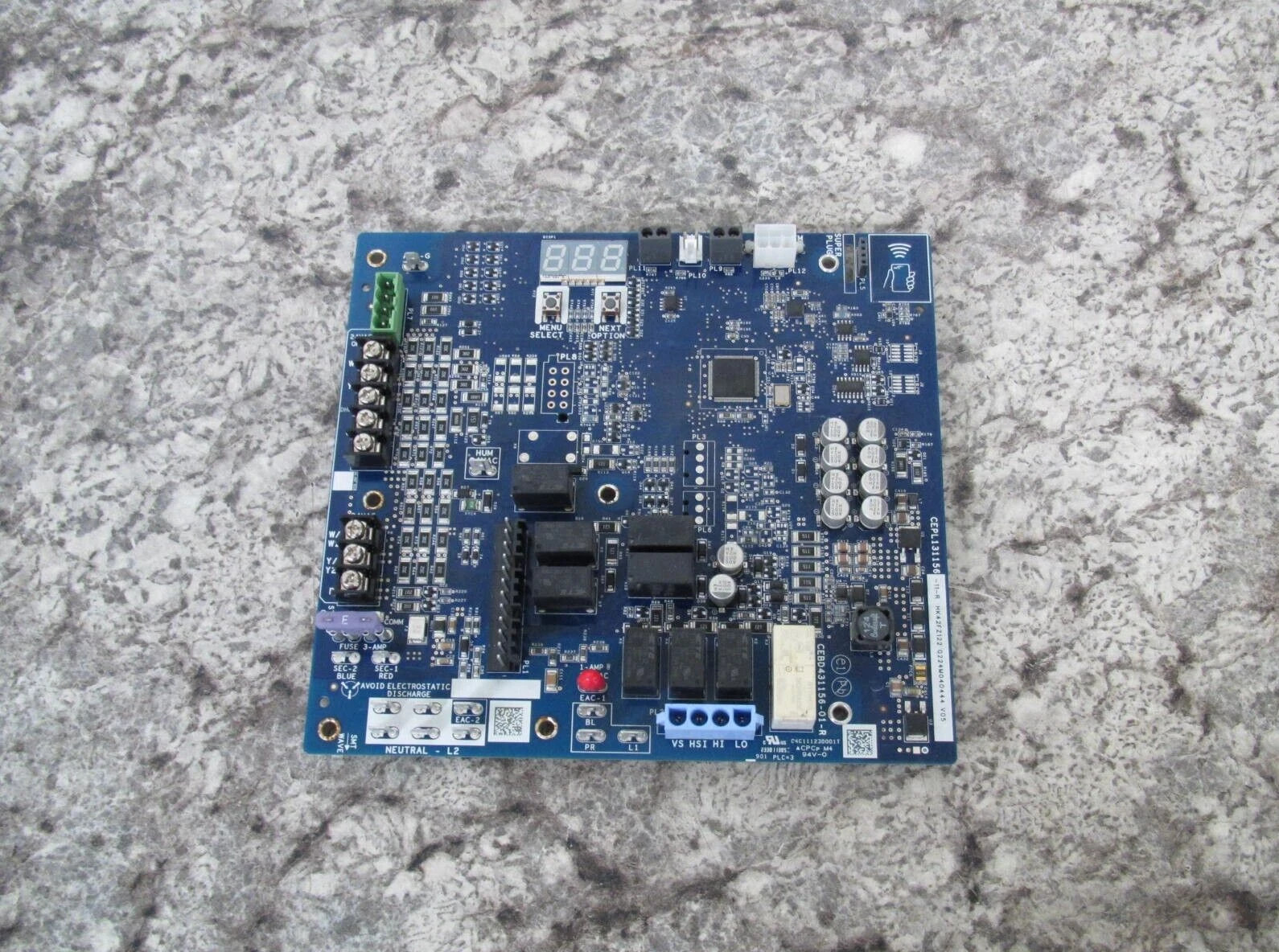 CARRIER HK42FZ122 24V Control Board 7-7/8" x 7-1/8" x 1-1/4"