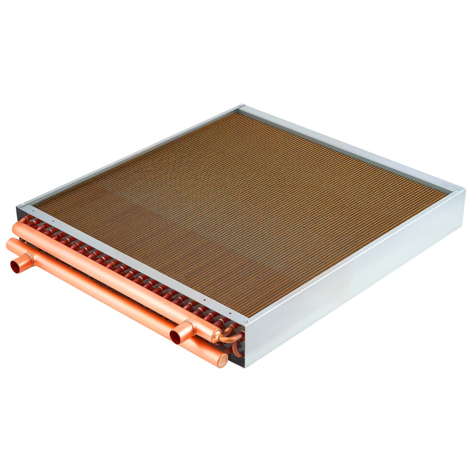 Uimoso 24 x 24 in Water to Air Heat Exchanger HVAC Coil, 225K BTU