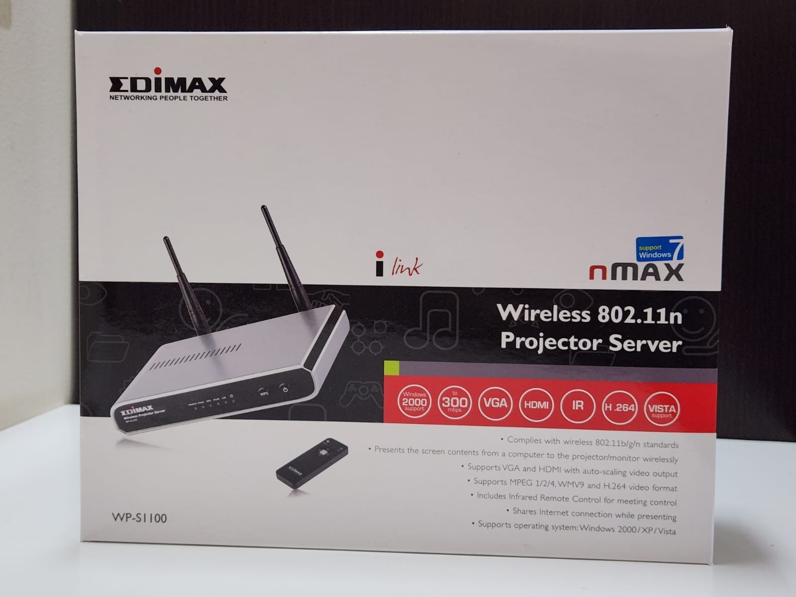 EDIMAD WP-S1100 WIRELESS 802.11n WIRELESS PROJECTOR SERVER