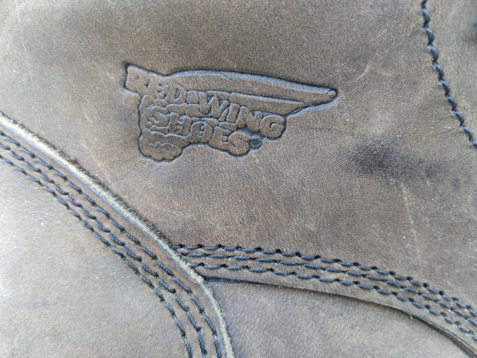 Size 10 D Red Wing Dynaforce 1206 Brown Waterproof Leather Soft Toe Work Boots