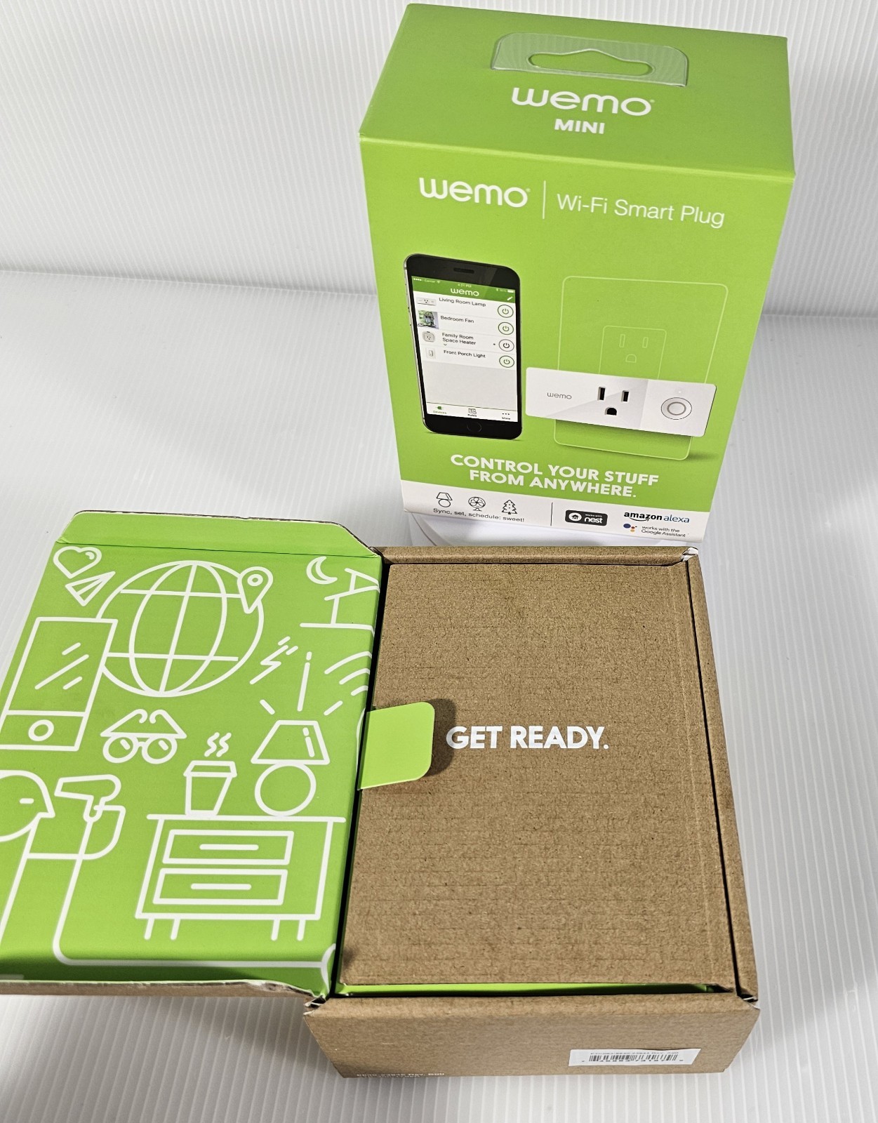 WeMo WiFi Smart Plug, Works with Alexa Google Nest