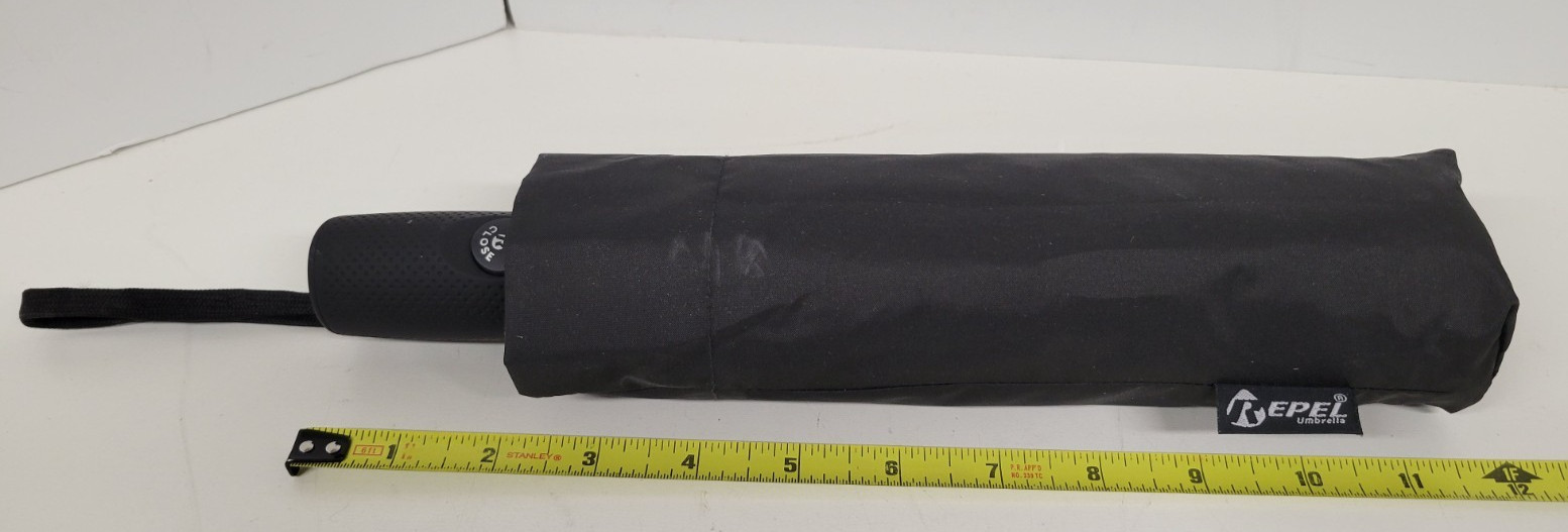 Repel Windproof Compact Travel Umbrella Black Onyx