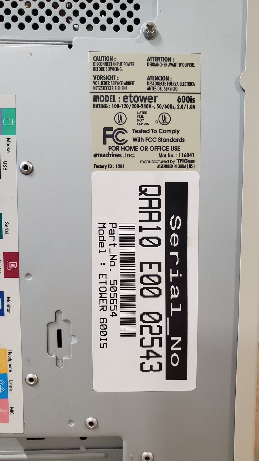 Vintage eMachines eTower 600is Celeron - Boots