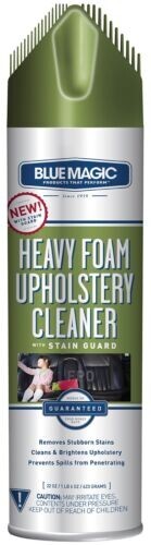 Blue Magic 914 Foam Upholstery Cleaner with Stain Guard 22oz Can