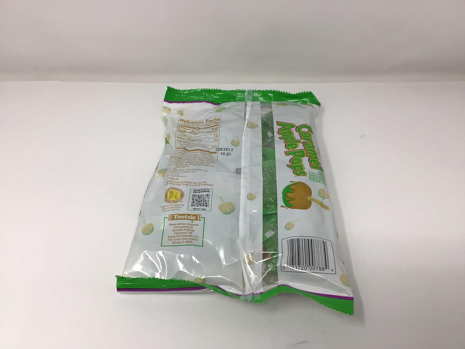 Caramel Apple Pops Green 9.4 Oz Bag