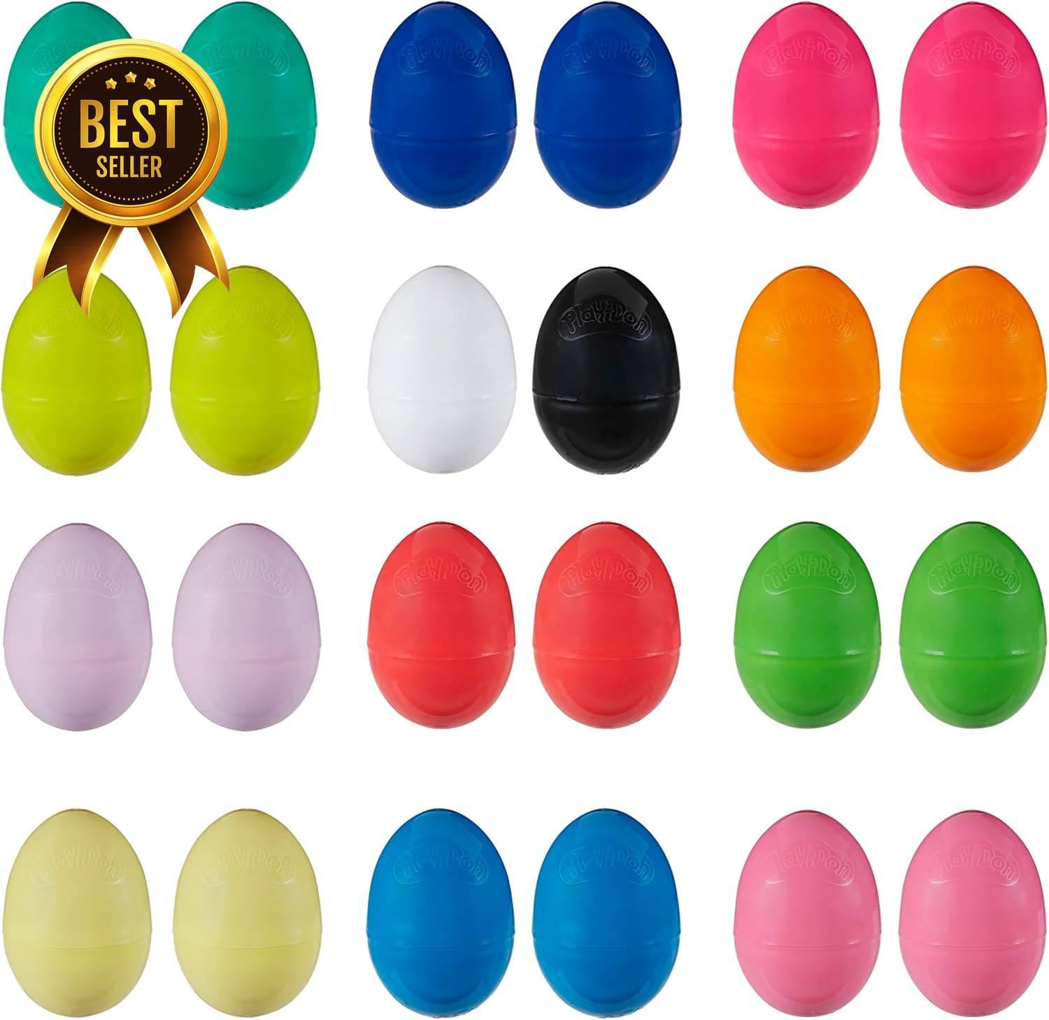 24 Pack Dinosaur Dragon Egg Toys Modeling Compound Kids Party Favor Gift Set
