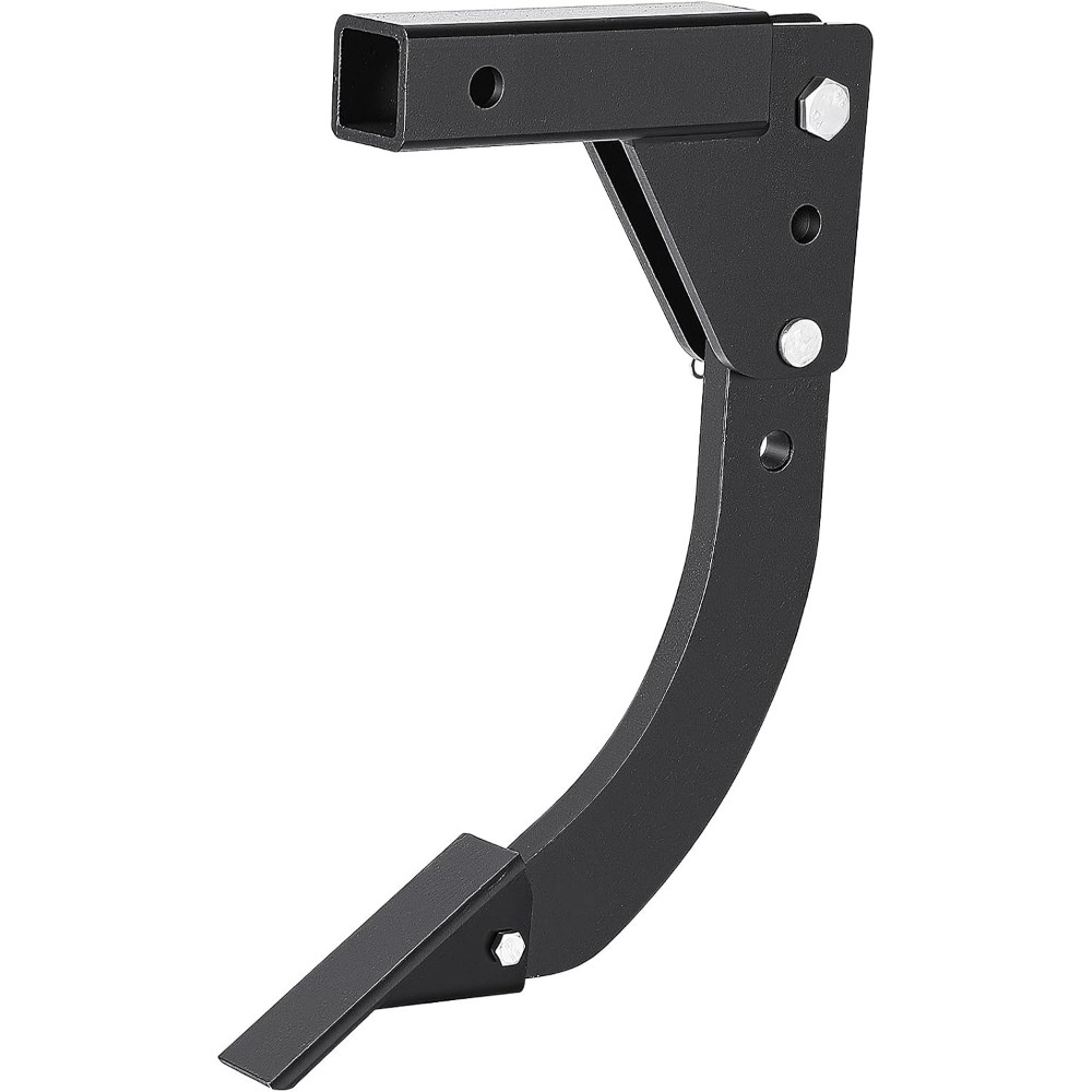 Adjustable Subsoiler Plow 2" Hitch for ATV UTV Black Alloy Steel Digging Tools