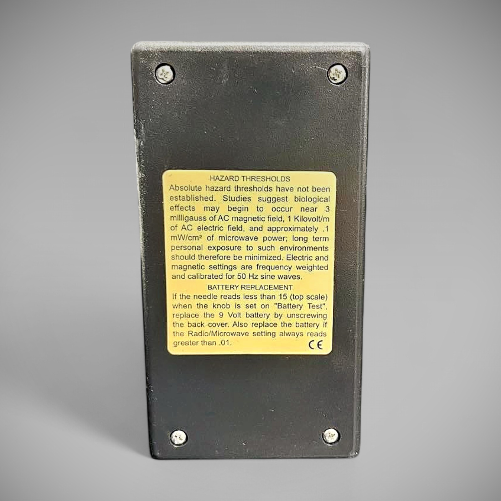 TriField Meter 100XE EMF Meter Electromagnetic Field Radiation Detector Tested