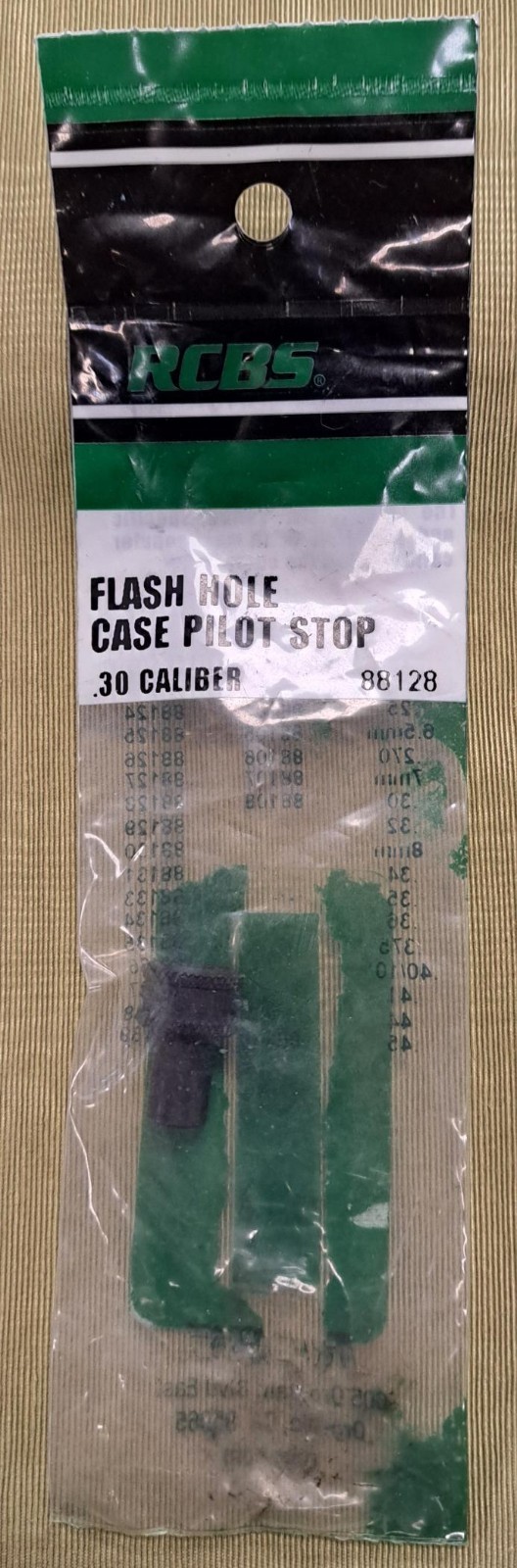 RCBS Flash hole case pilot stop # 88128 .30cal  NOS
