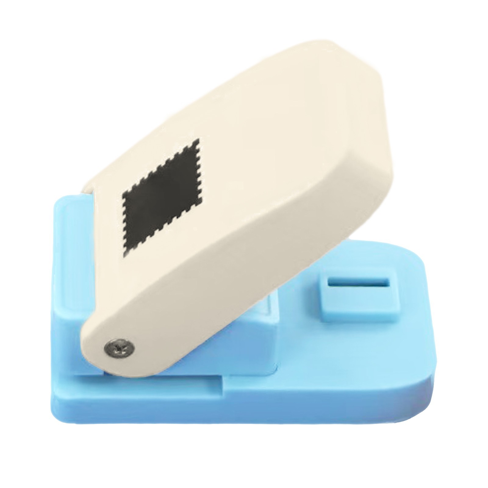 Square Hole Punch, Portable Stamp Punch for Scrapbooking, Plain Copy Paper, Card