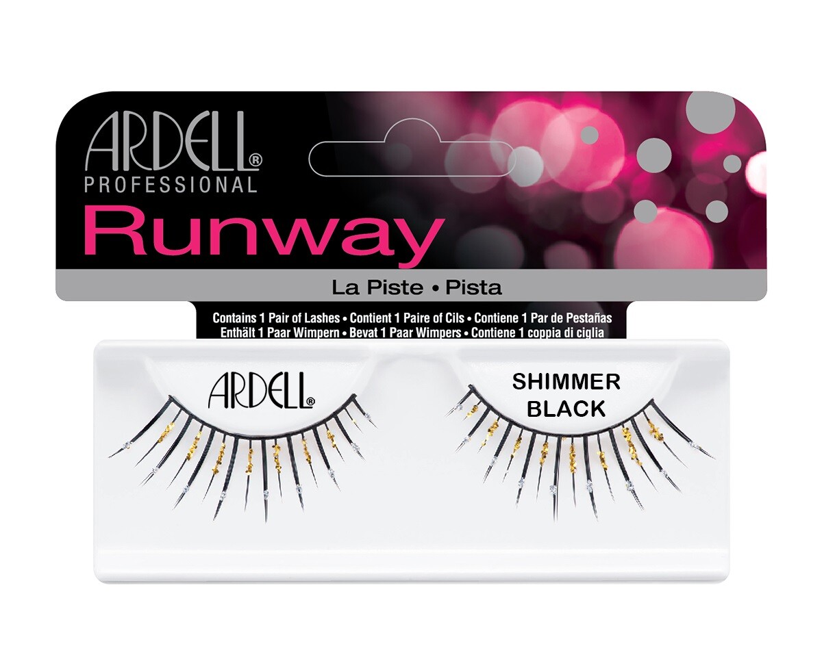 Ardell Runway False Eyelashes Shimmer Black (2 Pack)