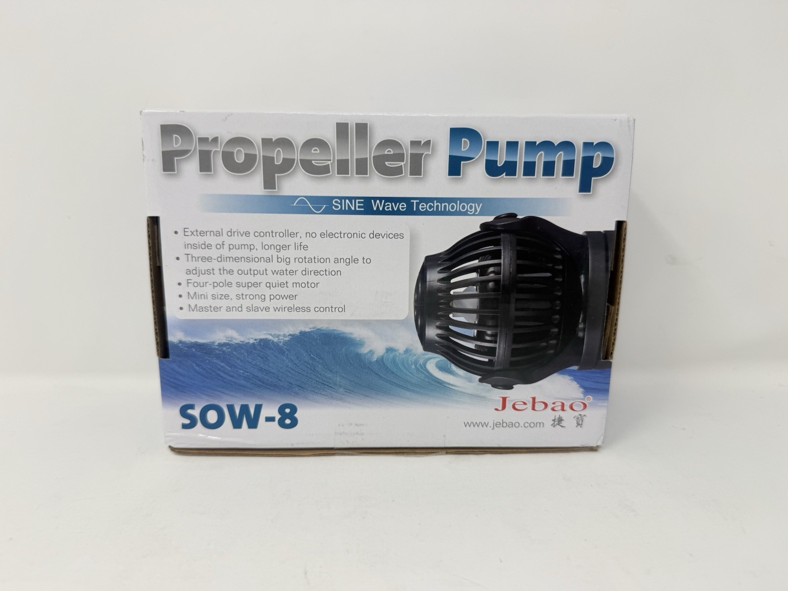 Jecod SOW-8 SINE WAVEMAKER PUMP W/ CONTROLLER 700-8,500 L/hr