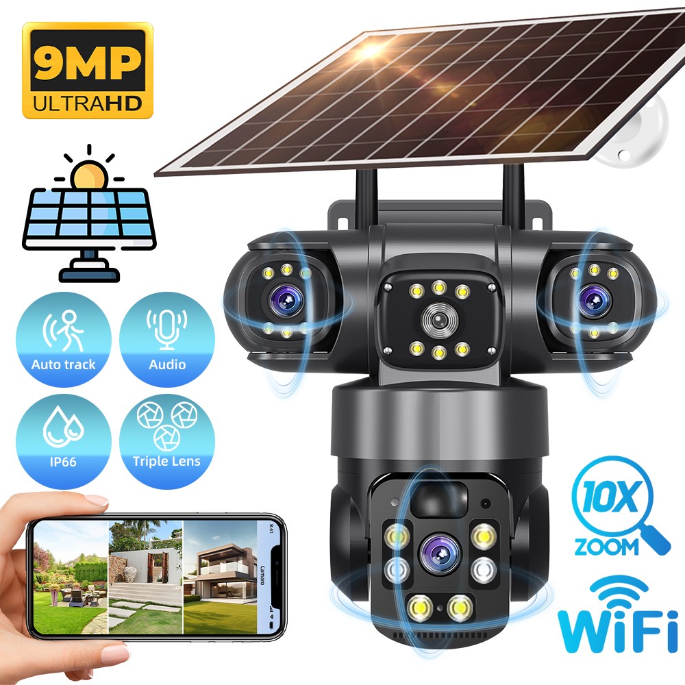 KEPEAK 4K/9MP Solar Powered Camera