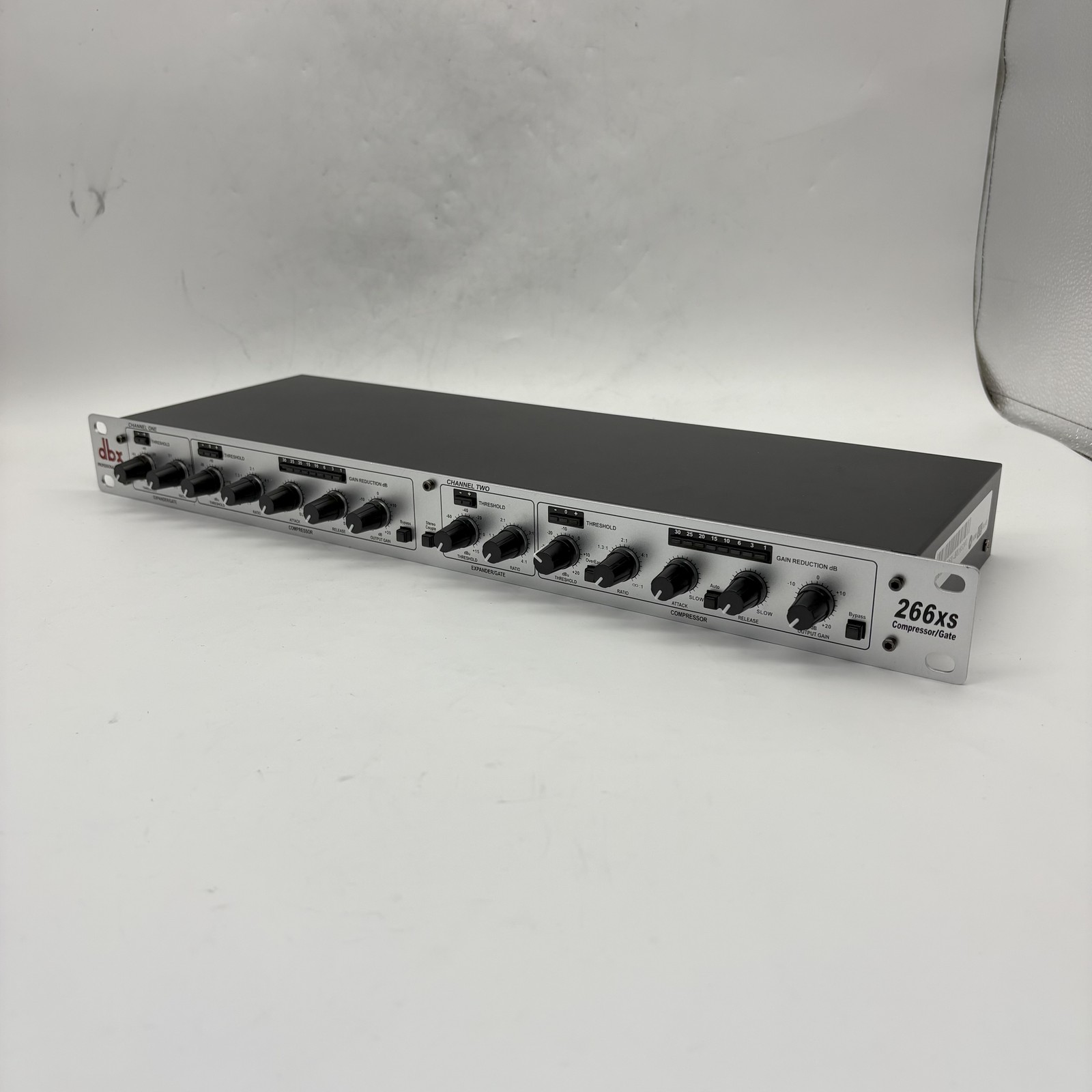 dbx 266xs Dual Channel Compressor Gate Dynamics Processor w/ Side Chain Insert