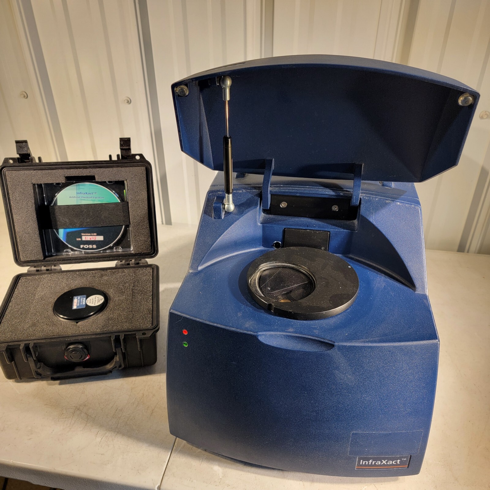 Foss InfraXact 7500 NIR Spectrometer Feed Grain Analyzer w/ Check Cell Standard
