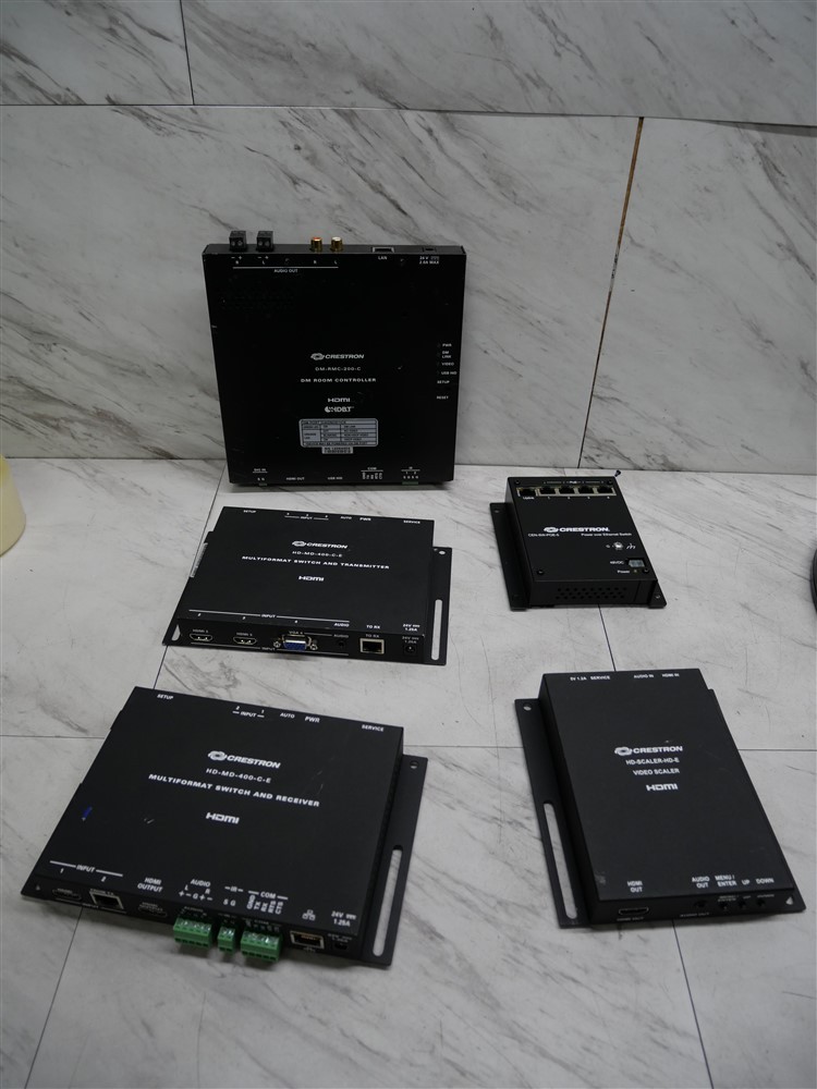 Lot of Crestron Video Scaling equipment controllers and more!