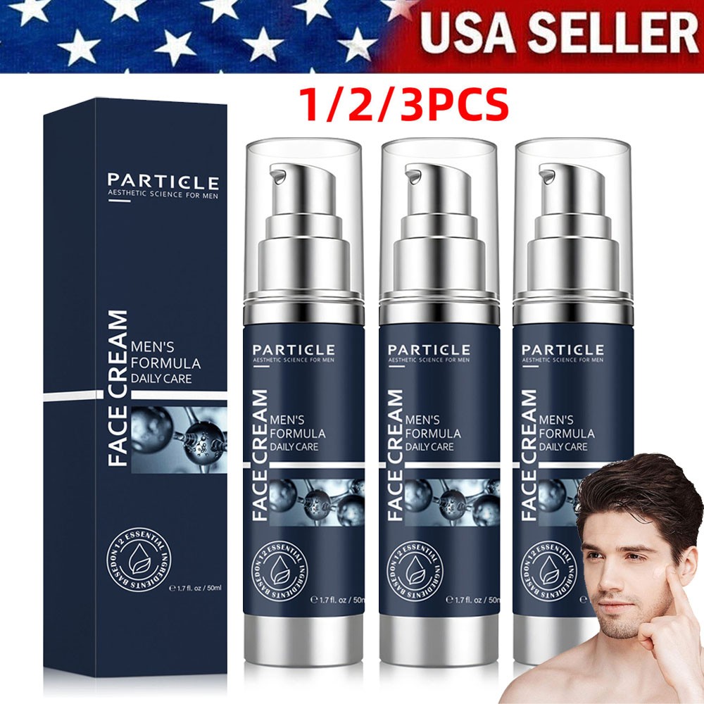 1/3X Particle Face Cream For Men 6 In 1 Anti Aging Cream Fight Eye Bag Dark Spot