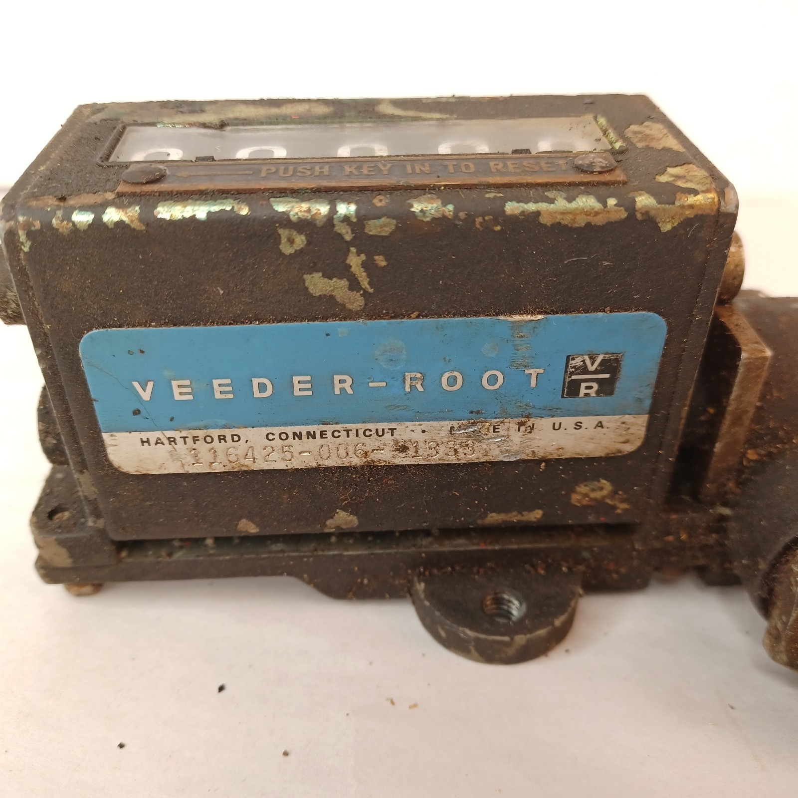 Vintage 5-Digit Veeder Root Mechanical Counter 116425