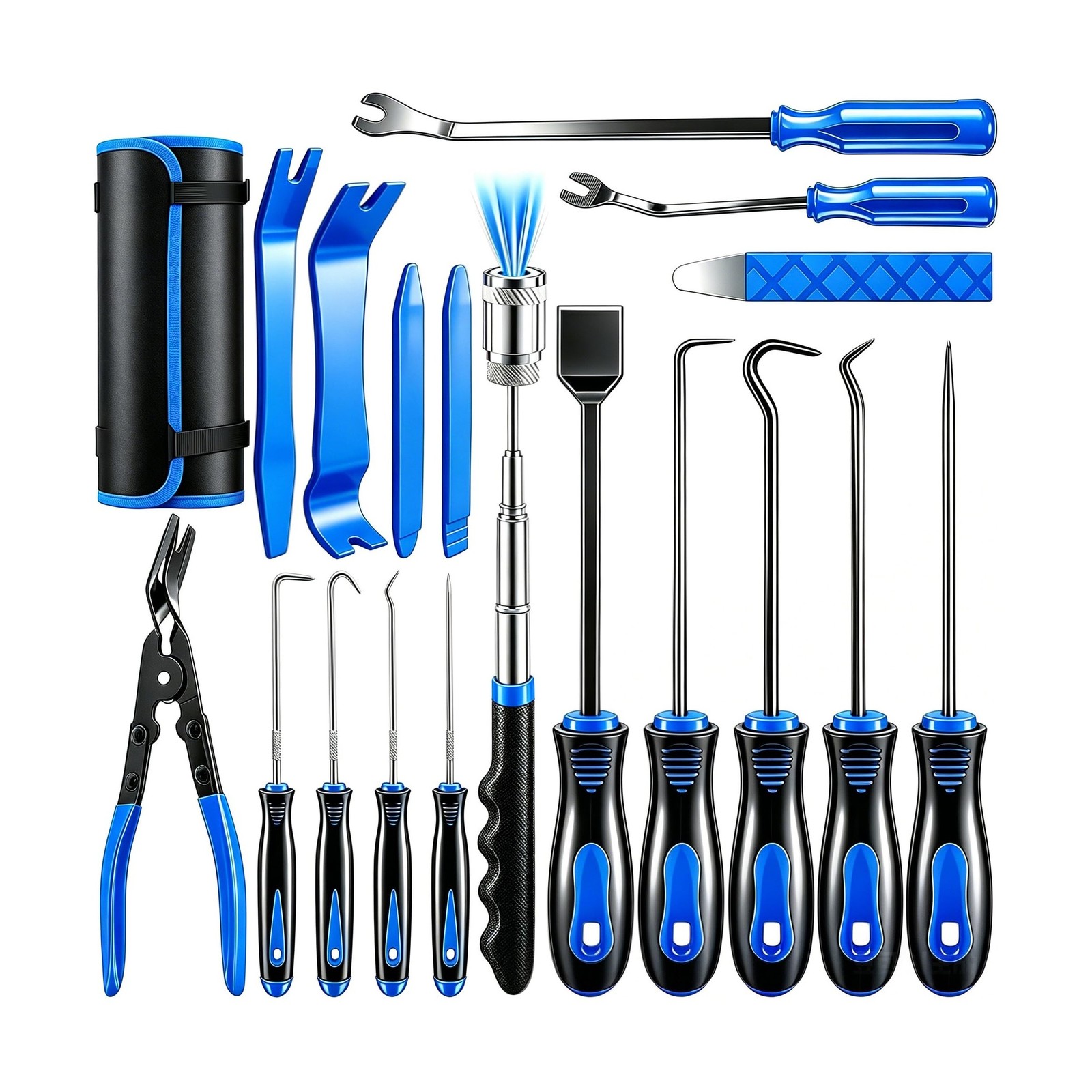 DWH 18 Pcs Precision Pick and Hooks Set, Trim Removal Tool Kit ... FAST USA SHIP