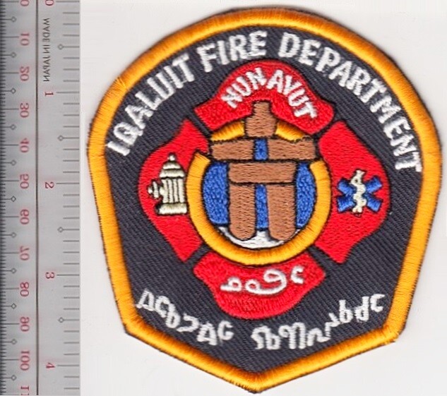 Iqualuit Fire Department Nunavut Esquimo Territory Firefighter NO TARIFF