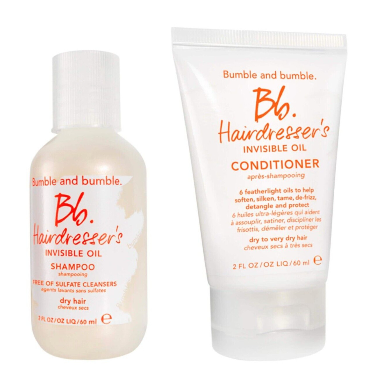 Bumble & Bumble Hairdresser's Invisible Oil Shampoo & Conditioner Duo - 2oz Each