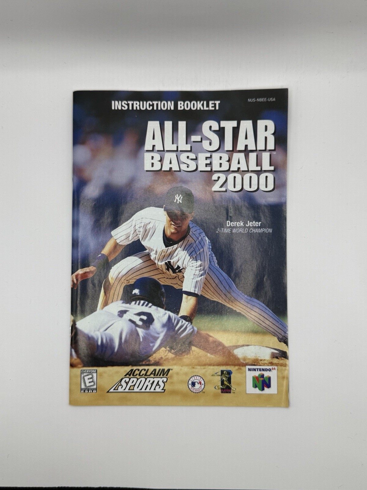 All-Star Baseball 2000 (N64) – Original Instruction Manual Only – N64 Booklet