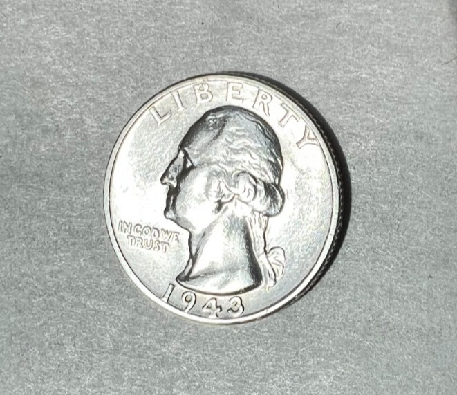 1943-P Washington Quarter 90% Silver - Brilliant Uncirculated
