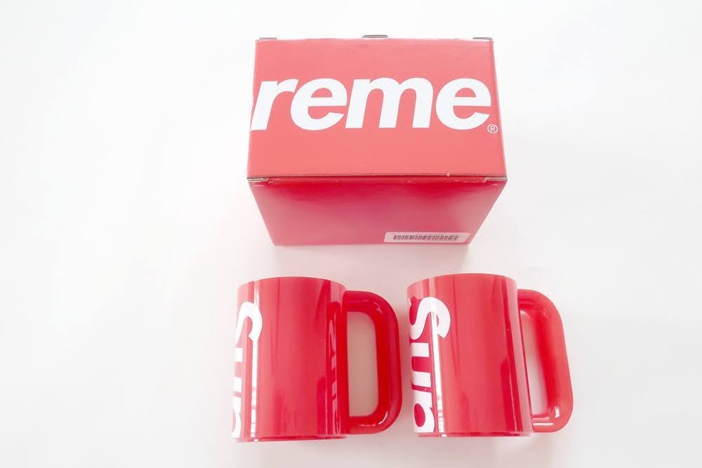 Supreme Heller Mugs (Set of 2) Red 2020SS