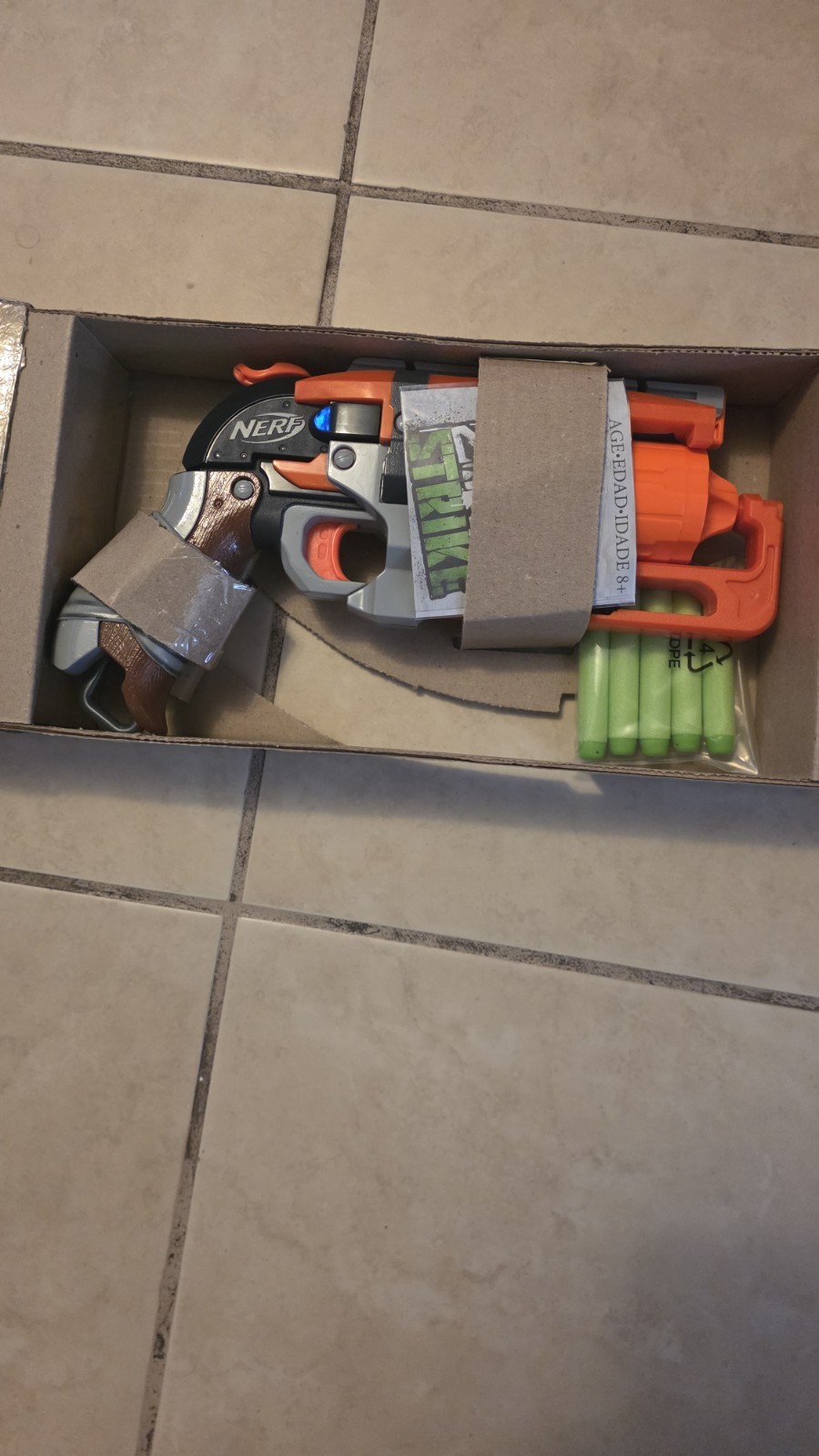 Nerf Zombie Strike Hammershot Blaster Revolver Pistol
