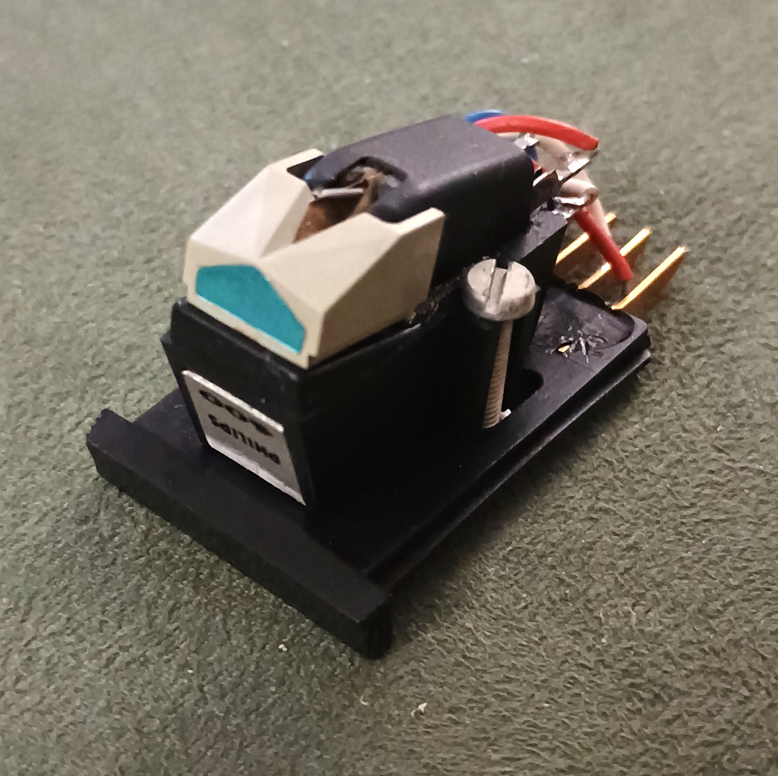 Philips GP 400 head with original pin, on Philips mkll sled