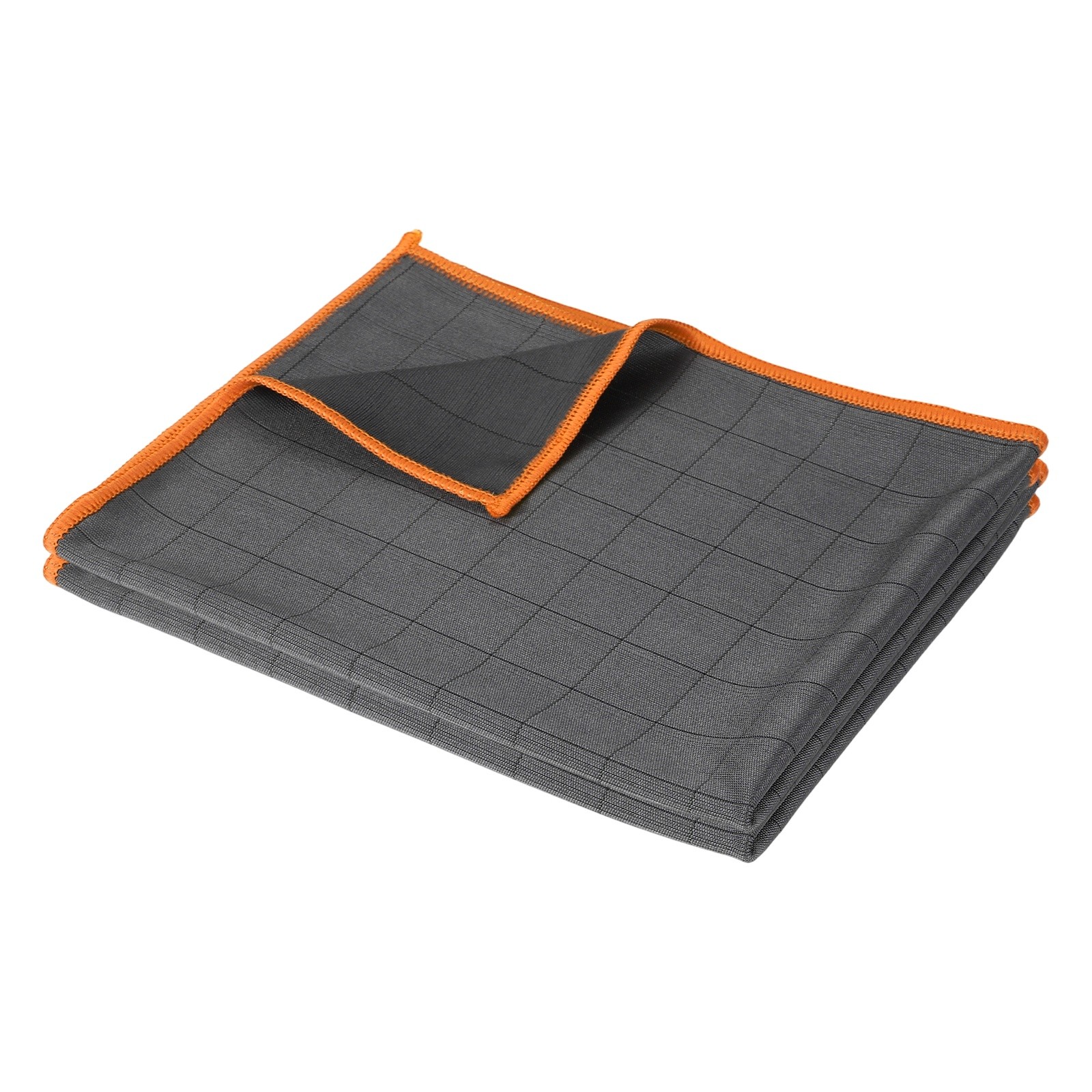 20 x 16 Inches Carbon Microfiber Cloth, 2PCS Lint Free Cleaning Towels, Orange