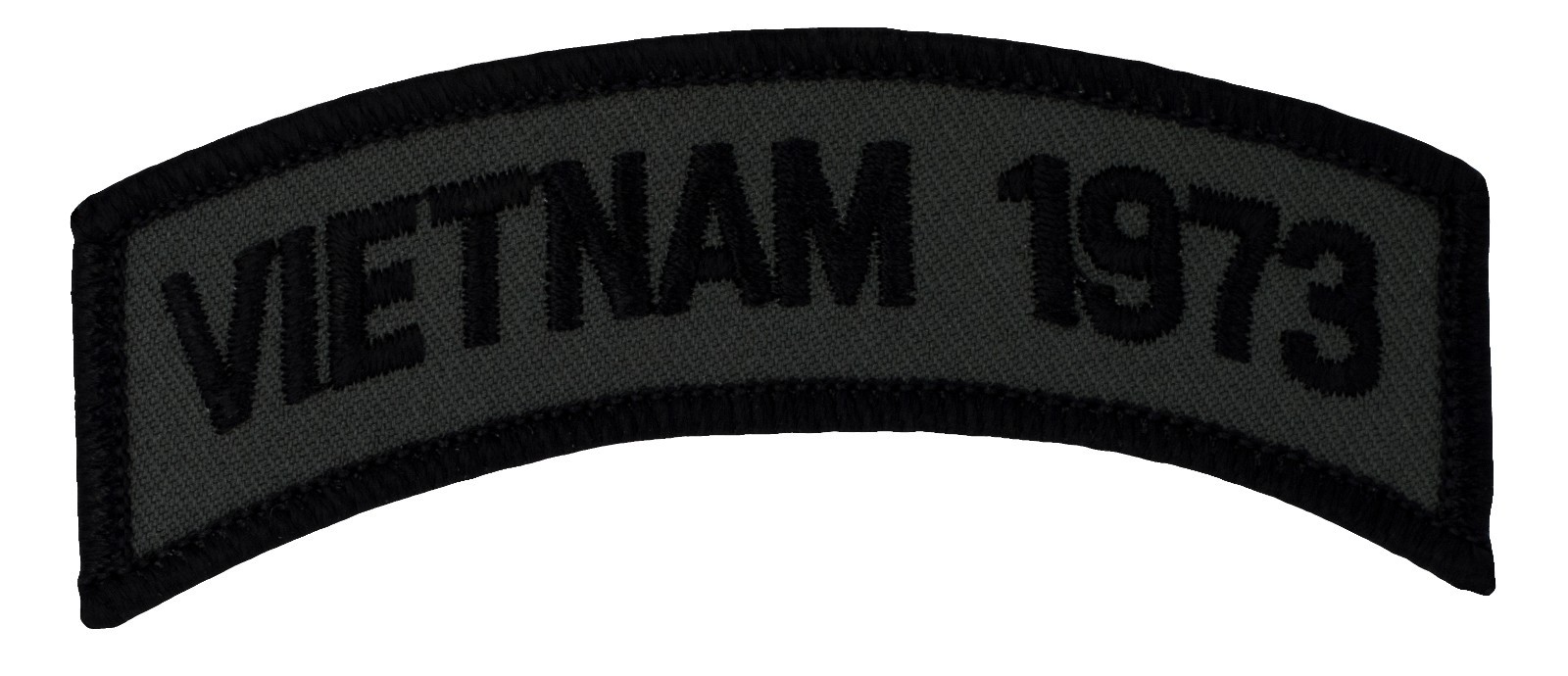 Vietnam 1973 OD Subdued Tab (362) 3 1/2" x 1 1/2" Embroidered Patch 72846