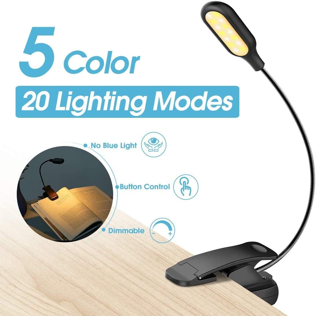 Reading Light Home Kitchen Durable Multipurpose