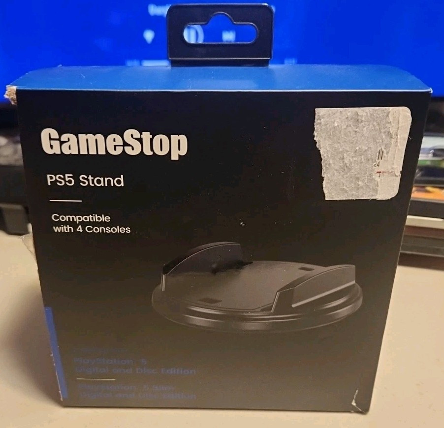 PS5 Console Stand - Compatible With PlayStation 5 Digital, Disc, Slim, Original