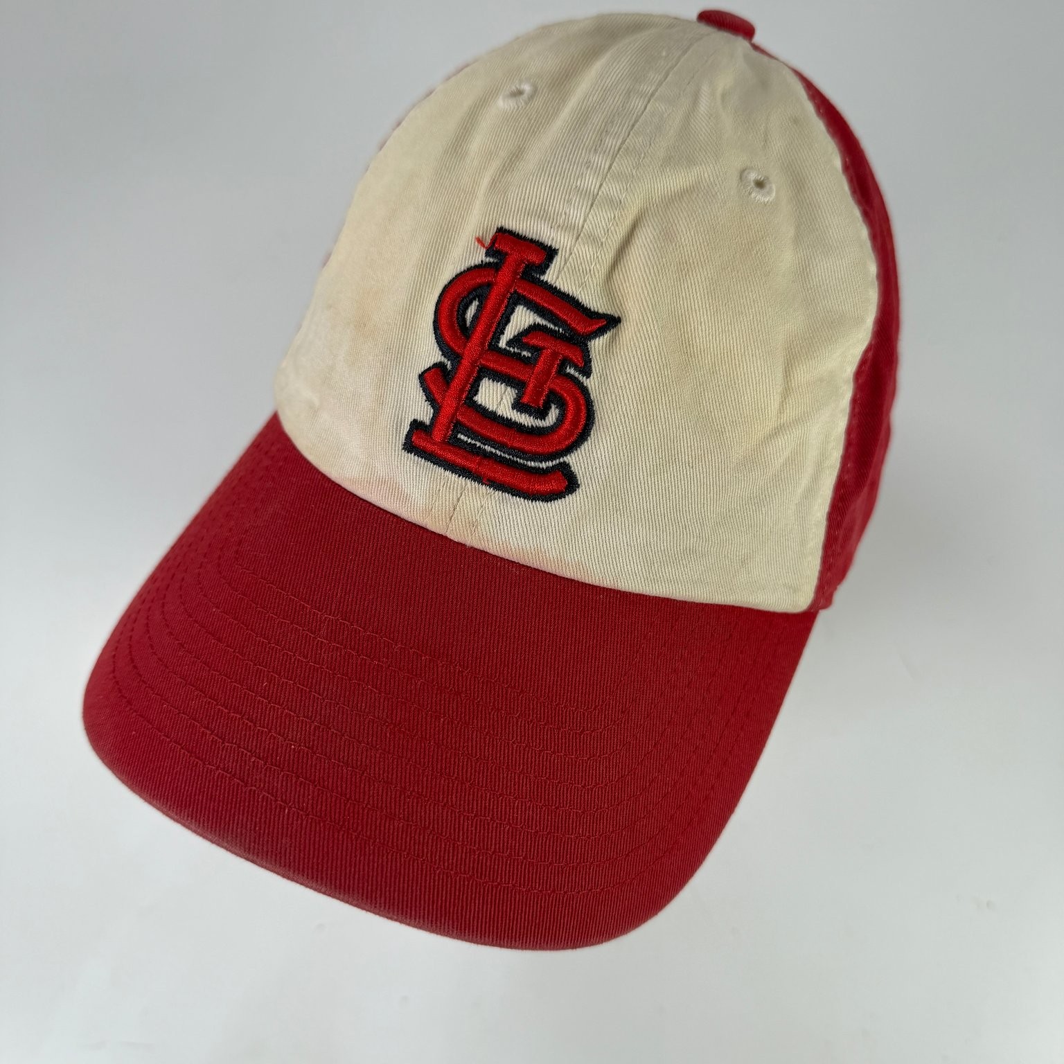 '47 Hat Boys Youth St. Louis Cardinals Red Off-White Cotton Baseball Cap