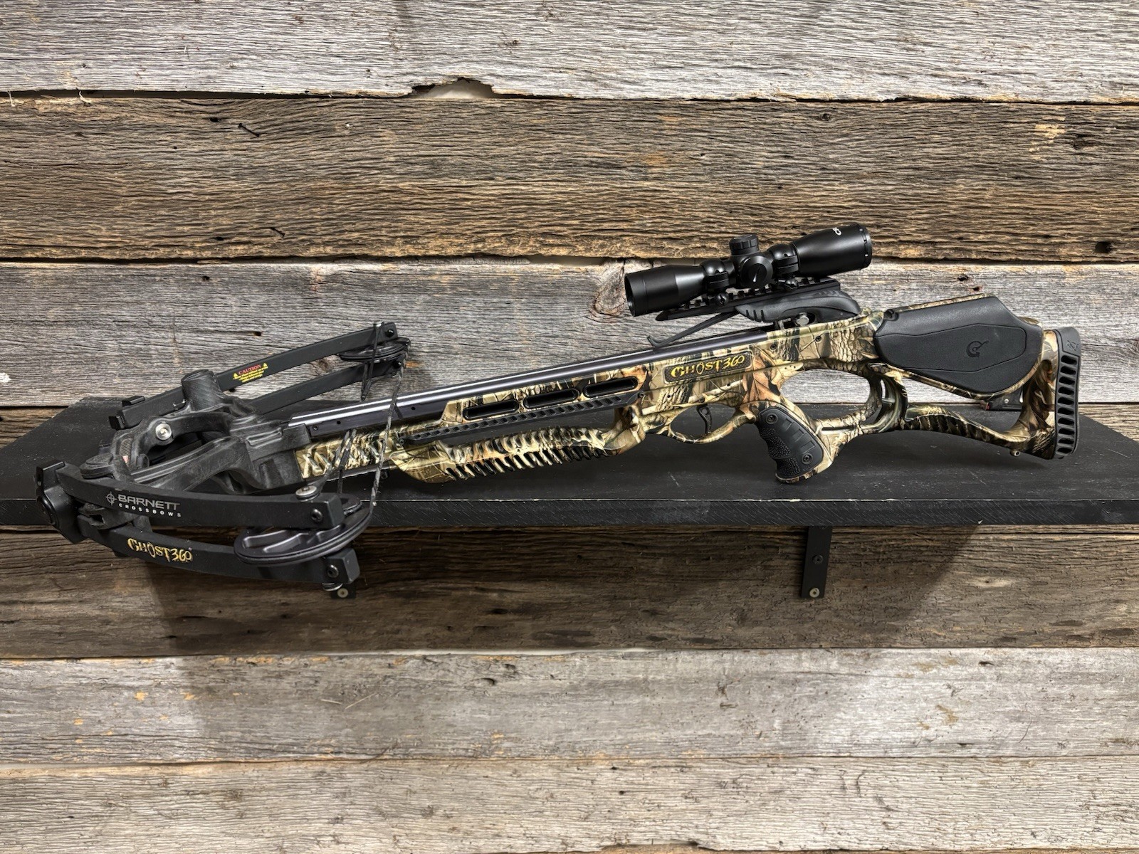 Ghost 360 Camouflage Crossbow w/ Cross 3x32  Scope Barnett Carbonlite
