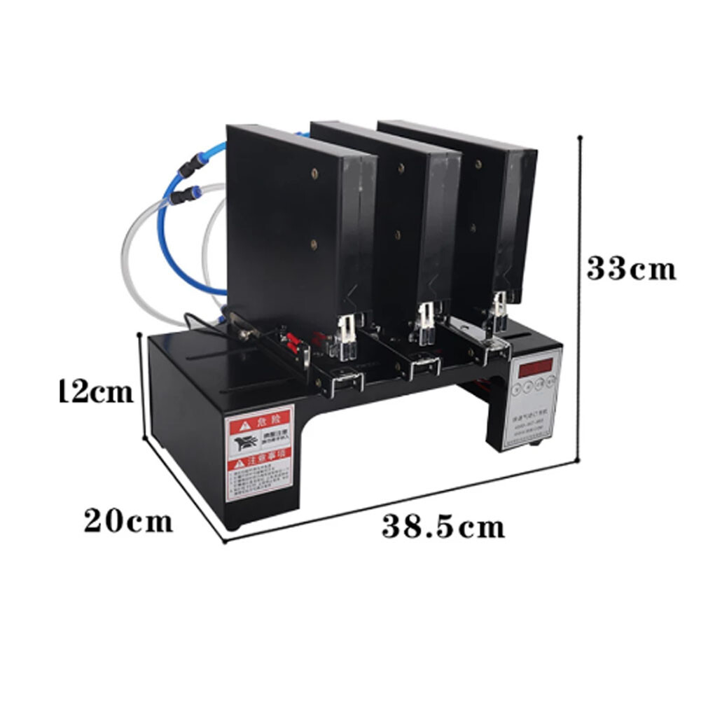 Three-head pneumatic stapler binding machine automatic electric stapler