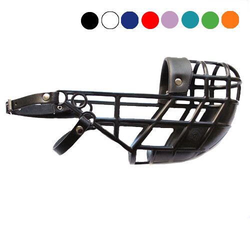 Greyhound Muzzle - European Muzzles Saluki Galgo Greyhound Hound - Size 3 closed