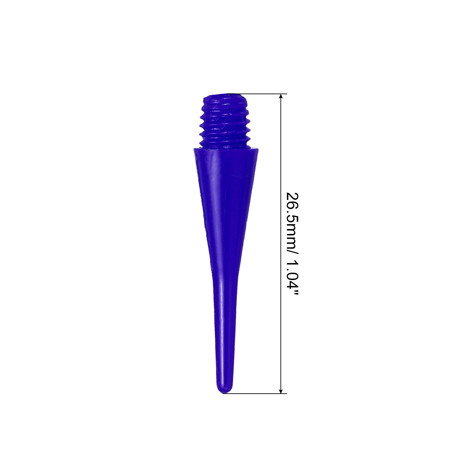 Plastic Dart Tips, 120 Pack 2BA Thread Soft Dart Tips, Blue