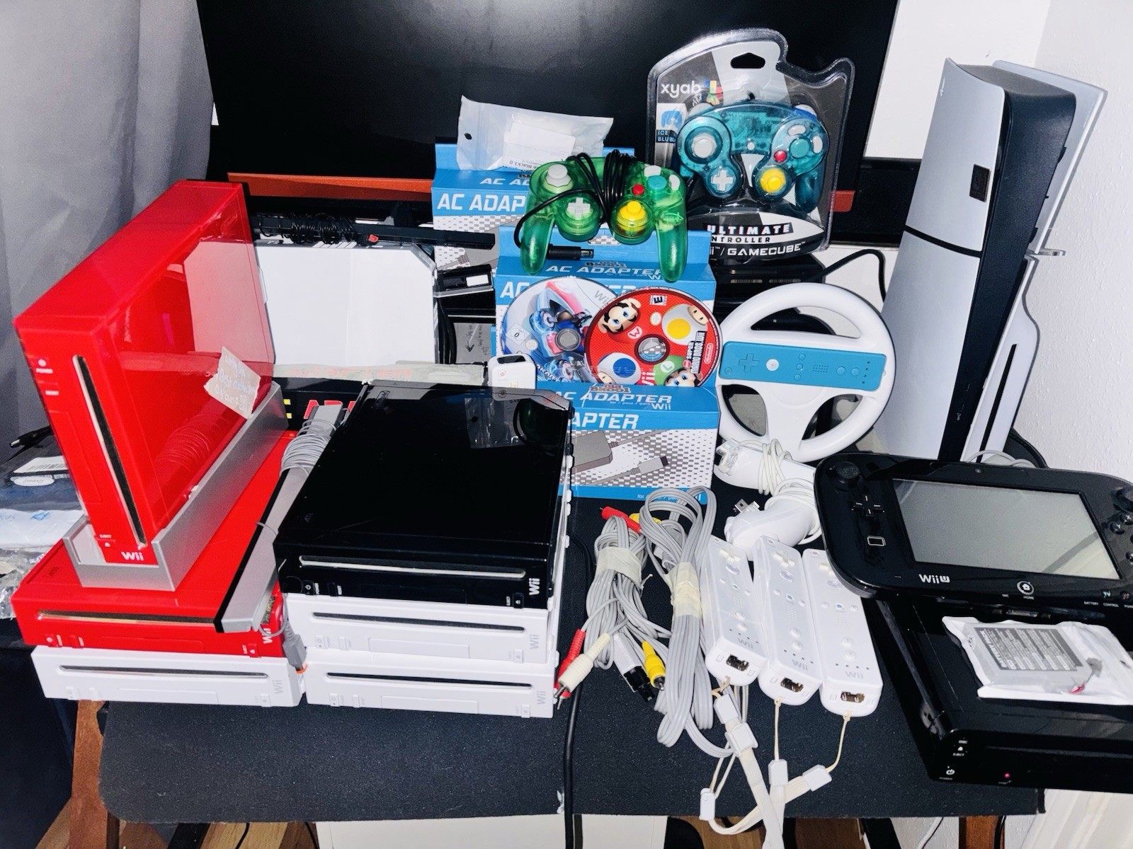 Nintendo Wii Home Console Red limited edition -read description 1TB