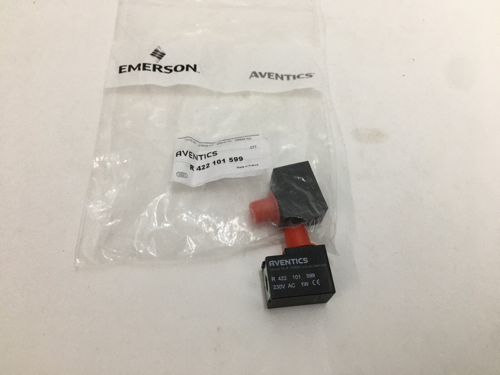 2 pcs AVENTICS R-422-101-599 Solenoid Valve Coil 230VAC 1W R422101599 Emerson