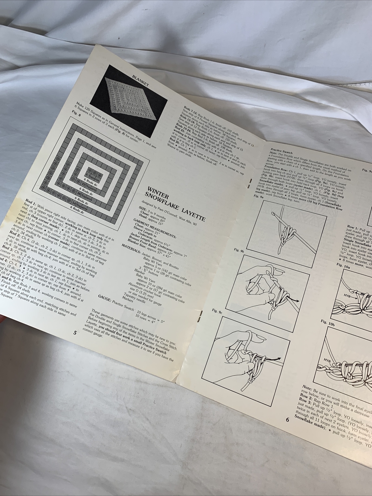 "Crocheted Layettes" To Crochet By Leisure Arts Leaflet 219--1982